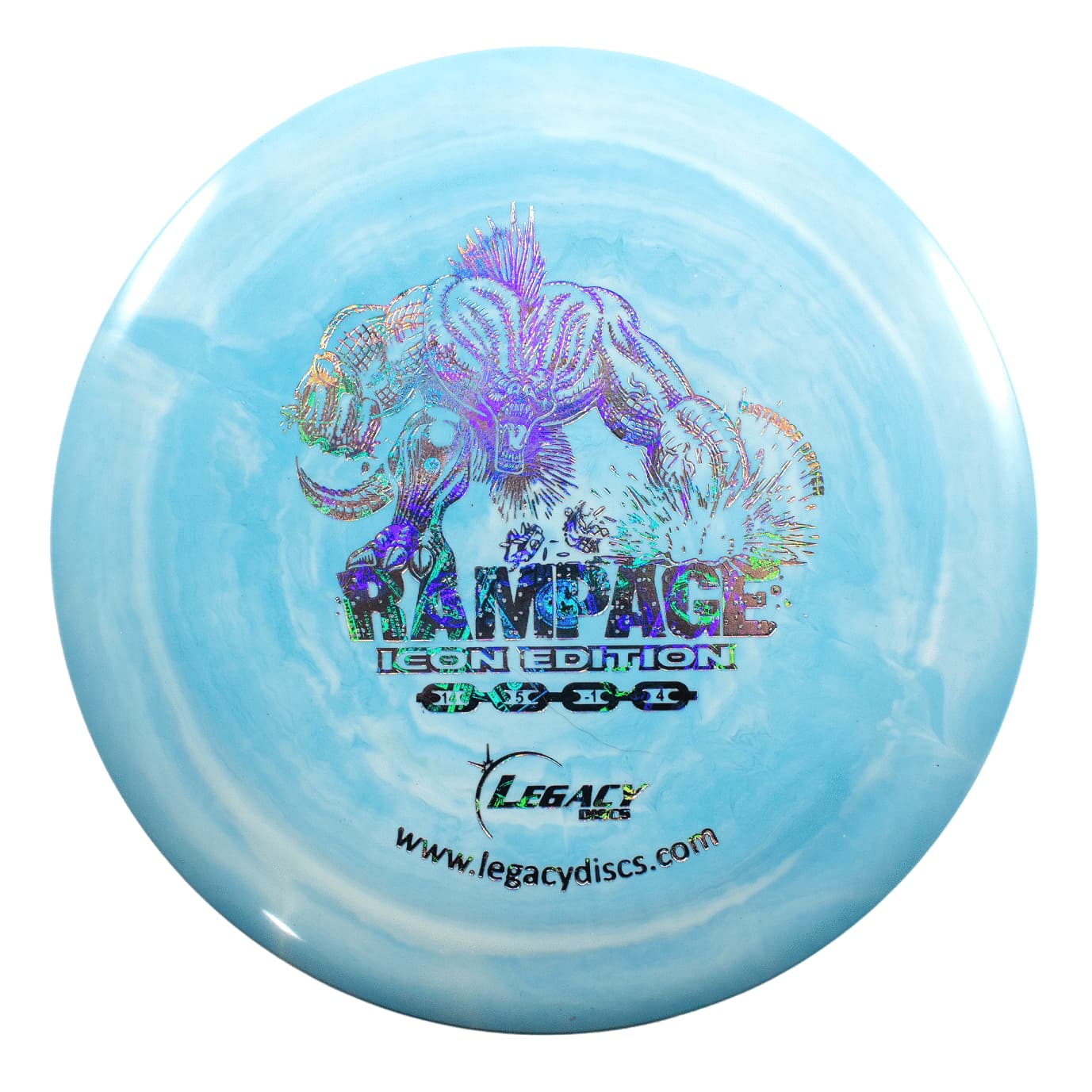Legacy Discs Rampage Icon - Overstable Distance Driver