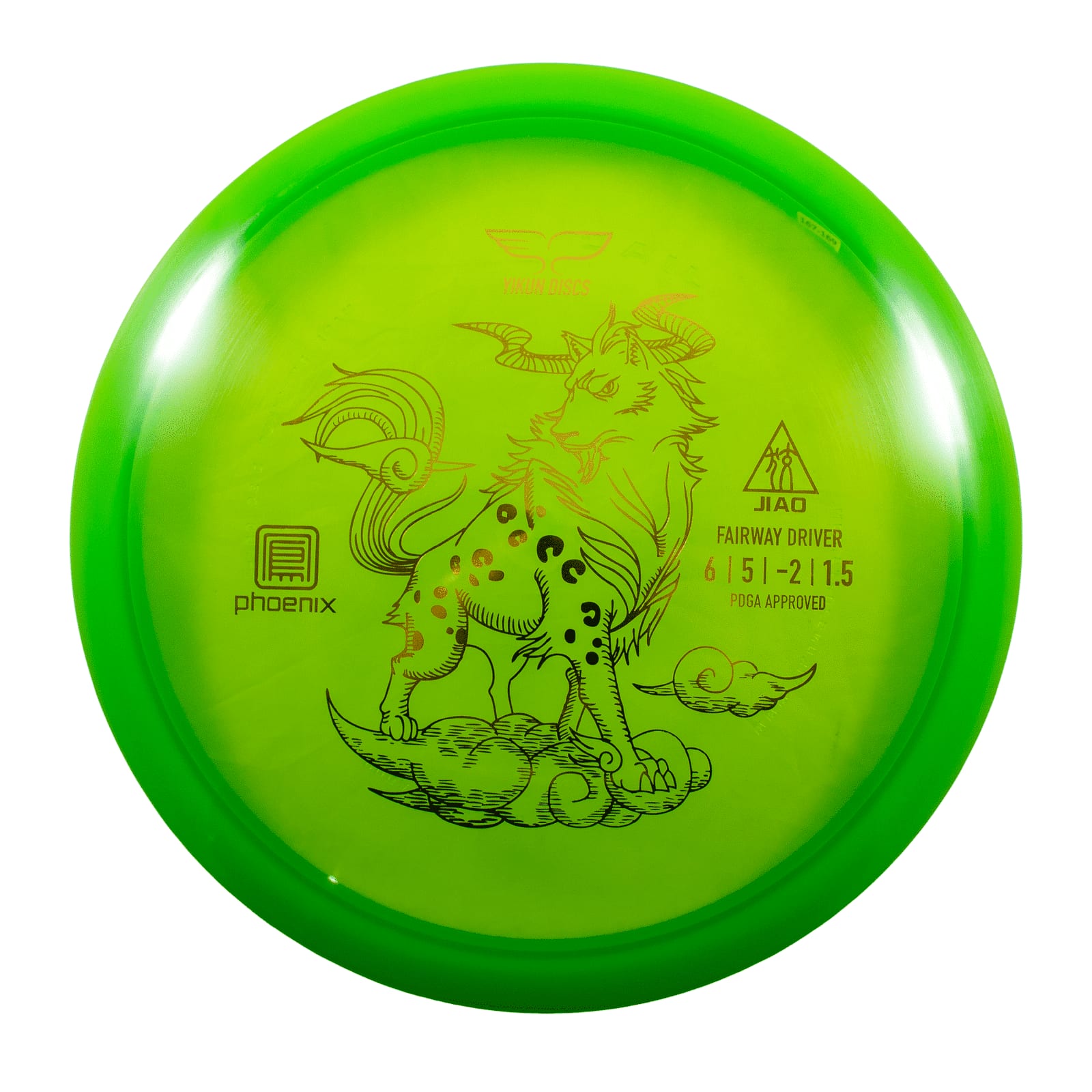Yikun Discs Jiao (Phoenix Line) - Disc Golf Fairway Driver