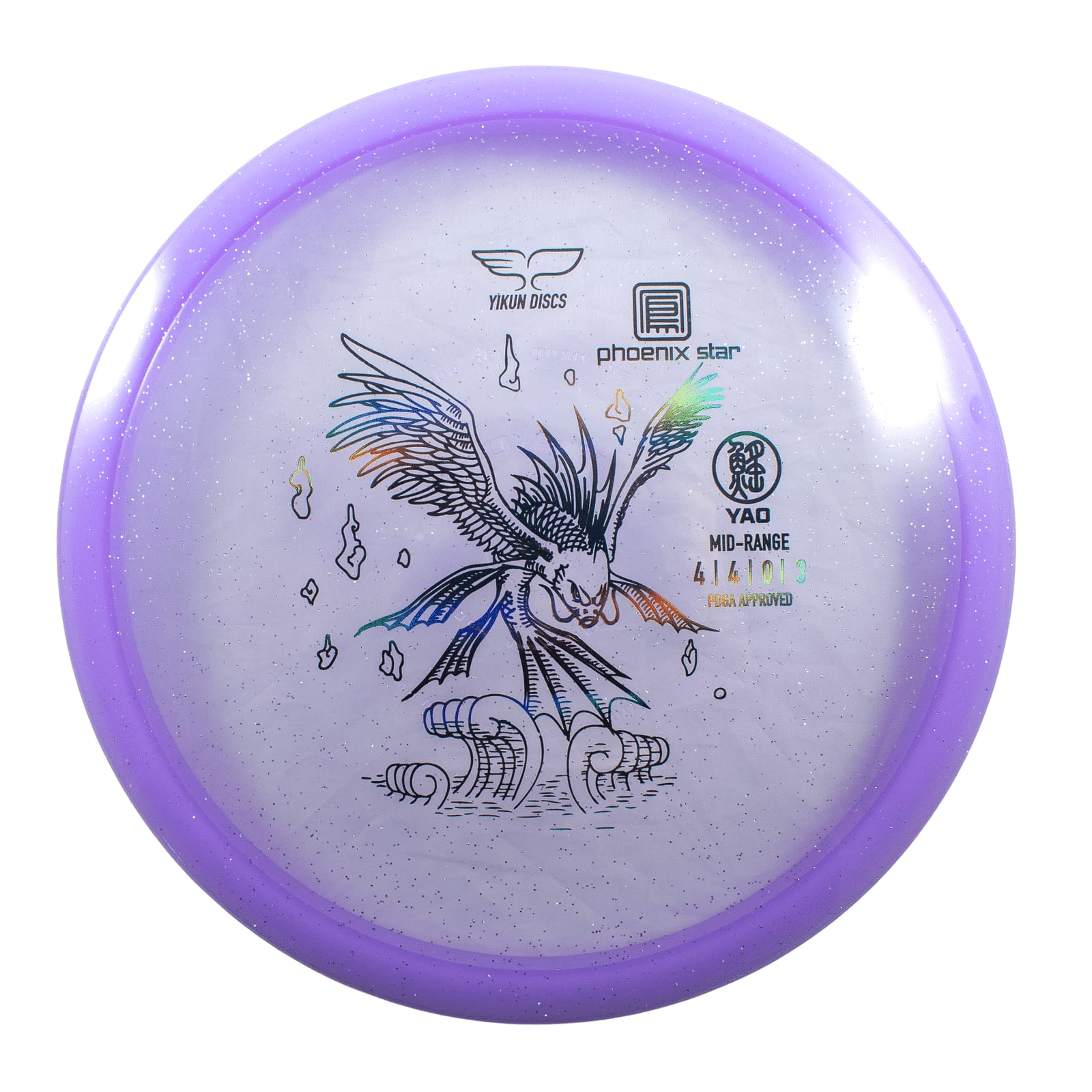 Yikun Discs Yao (Phoenix Star) - Disc Golf Midrage