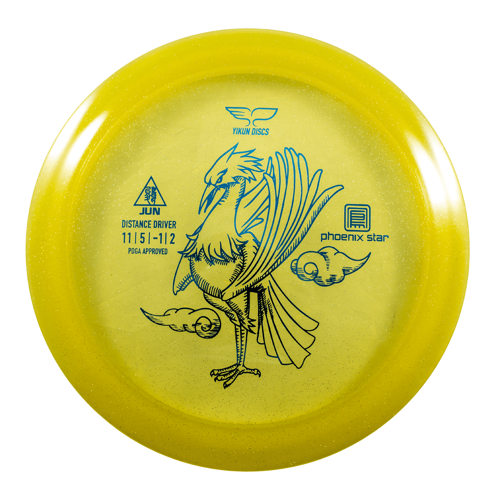 Yikun Discs Jun (Phoenix Star) - Disc Golf Distance Driver